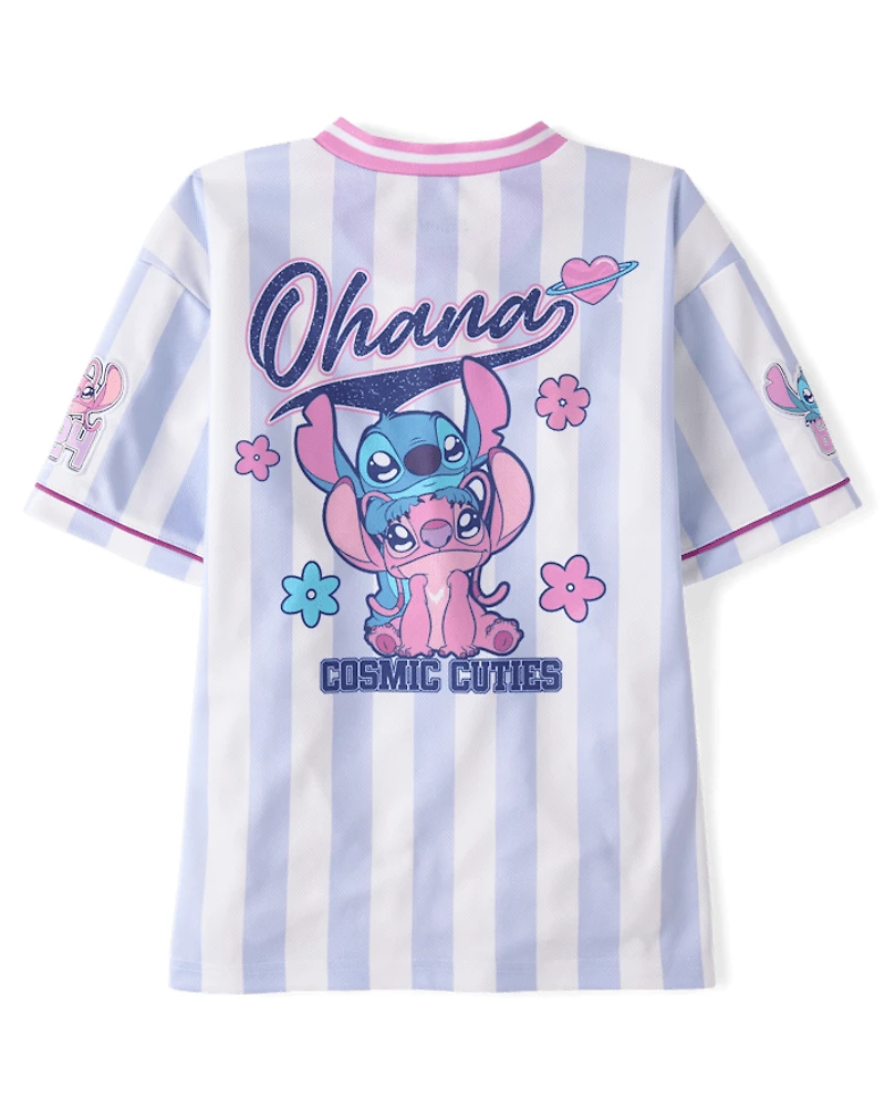 Girls Stitch™ Striped Soccer Jersey