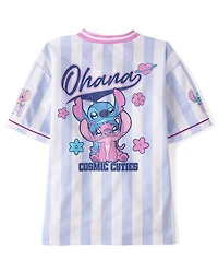 Girls Stitch™ Striped Soccer Jersey