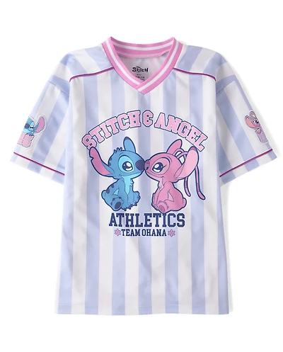 Girls Stitch™ Striped Soccer Jersey