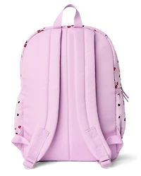 Girls Cherry Corduroy Backpack
