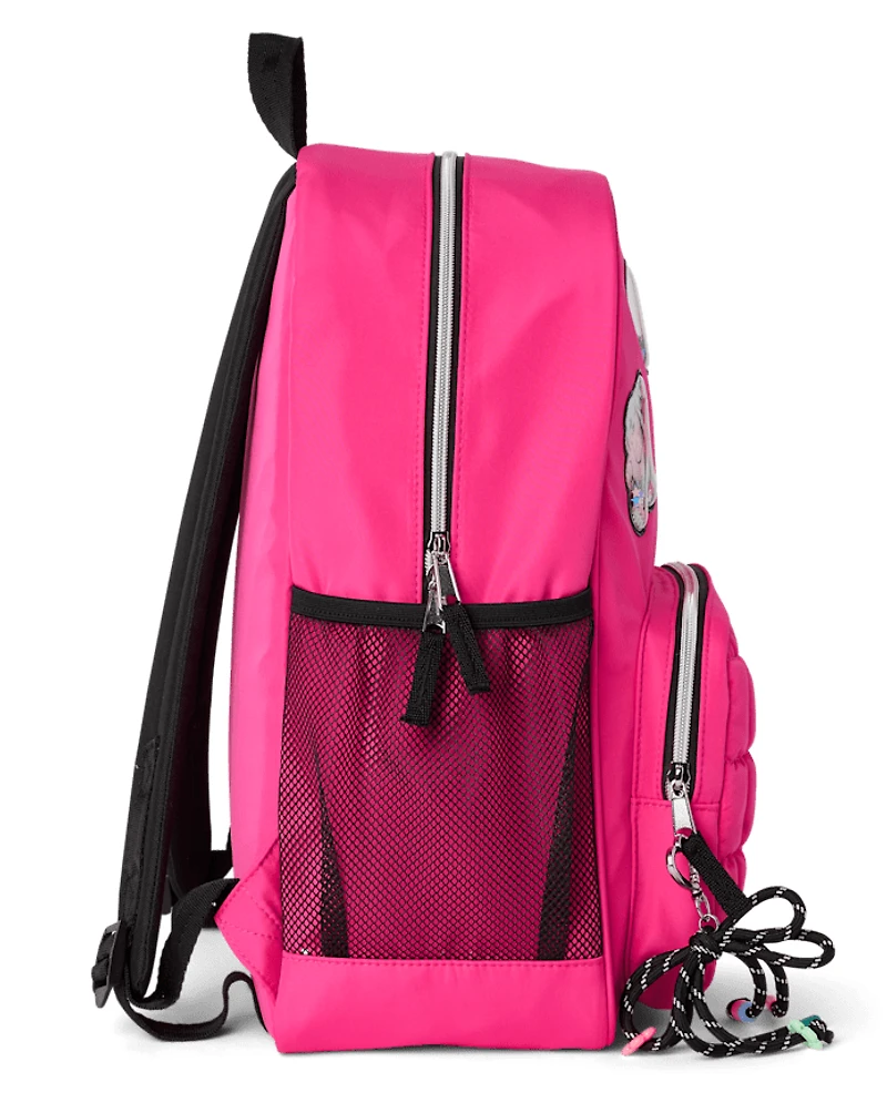 Girls Shakey Icon Patch Backpack
