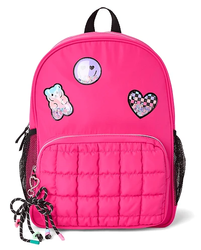Girls Shakey Icon Patch Backpack