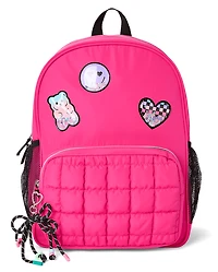 Girls Shakey Icon Patch Backpack