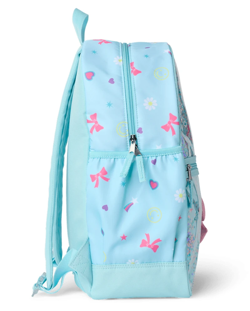Sac à dos à paillettes pour filles