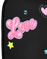 Girls Embroidered Patch Lunchbox