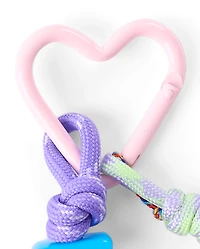 Girls Beaded Happy Bag Charm