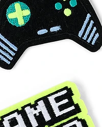 Boys Embroidered Video Game Patch 4-Pack