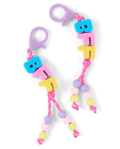 Girls BFF Bag Charm 2-Pack