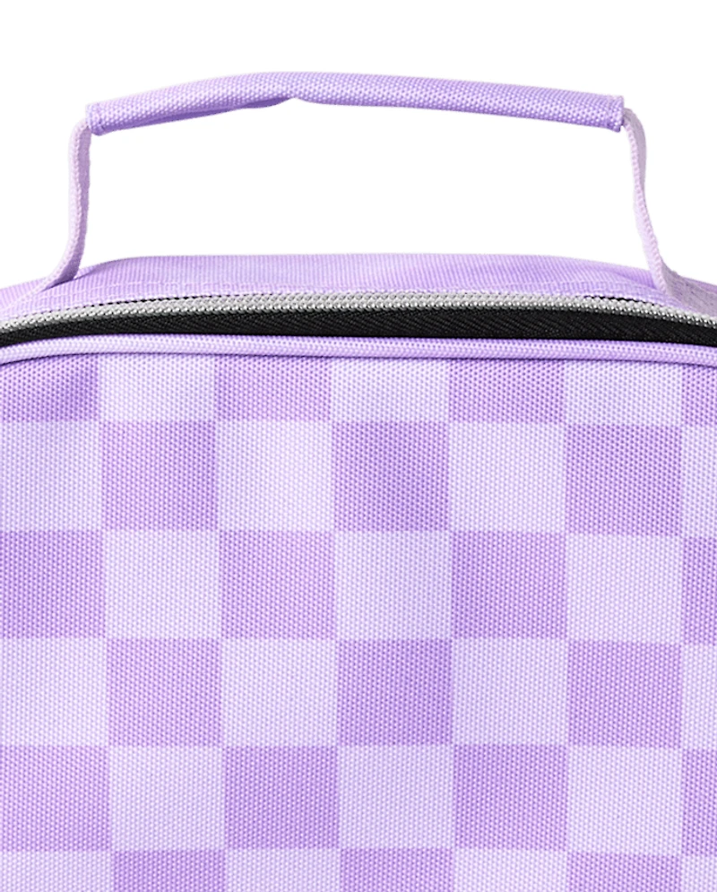 Girls Checkered Lunchbox