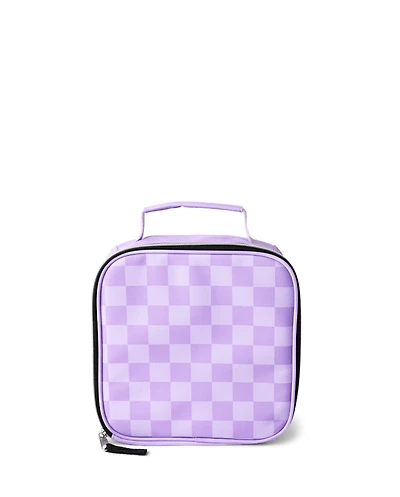 Girls Checkered Lunchbox