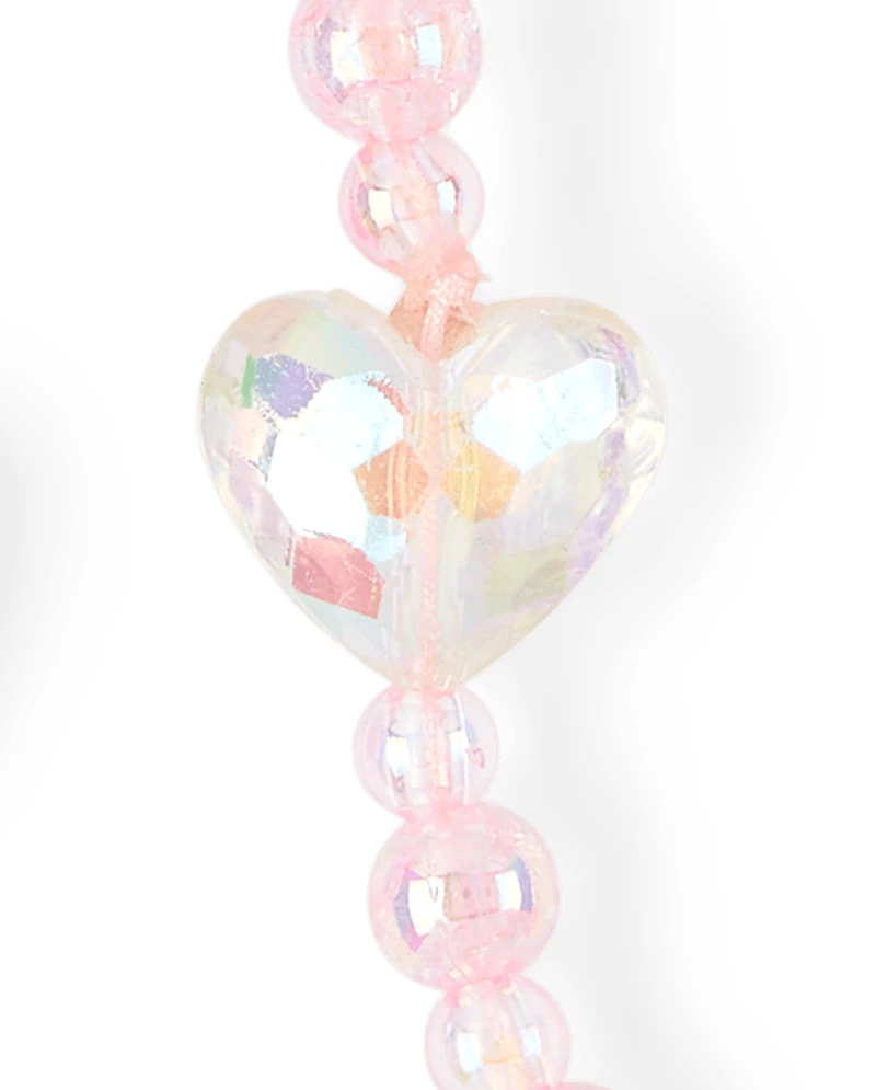 Girls Heart Bag Charm