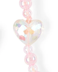 Girls Heart Bag Charm