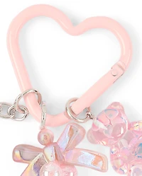 Girls Heart Bag Charm