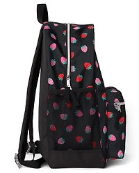 Girls Strawberry Backpack