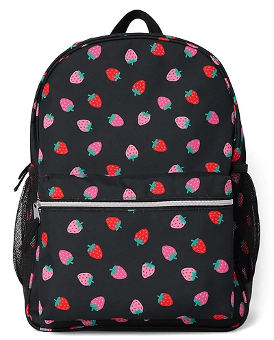Girls Strawberry Backpack