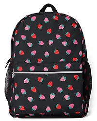Girls Strawberry Backpack