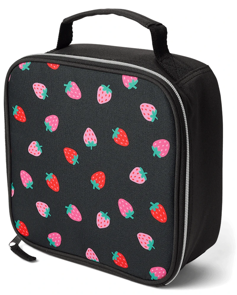 Boîte à lunch aux fraises pour filles