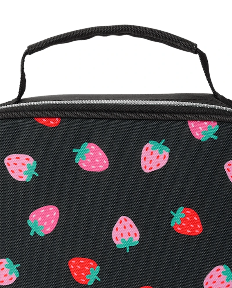 Boîte à lunch aux fraises pour filles