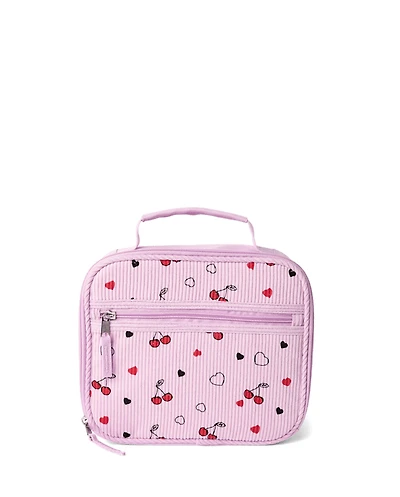 Girls Cherry Corduroy Lunchbox