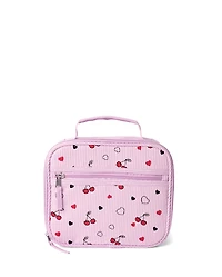 Girls Cherry Corduroy Lunchbox