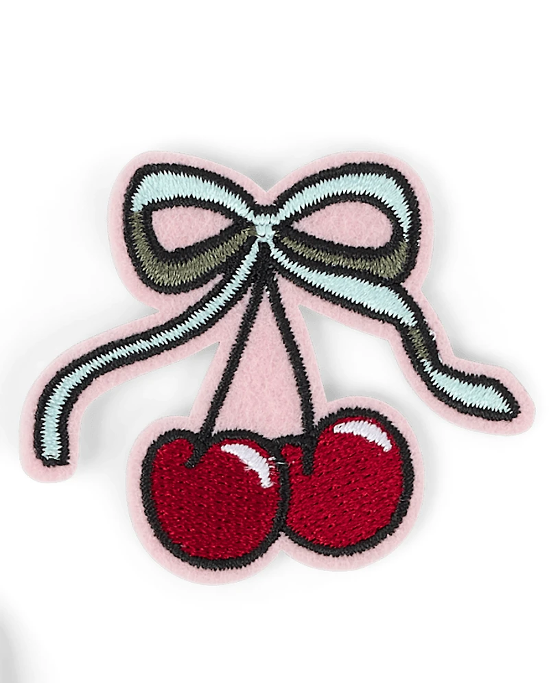 Girls Embroidered BFF Patch 4-Pack