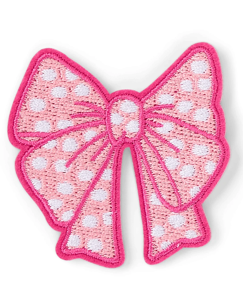 Girls Embroidered BFF Patch 4-Pack