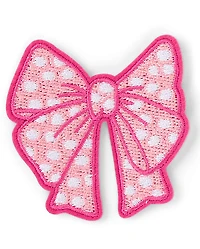 Girls Embroidered BFF Patch 4-Pack