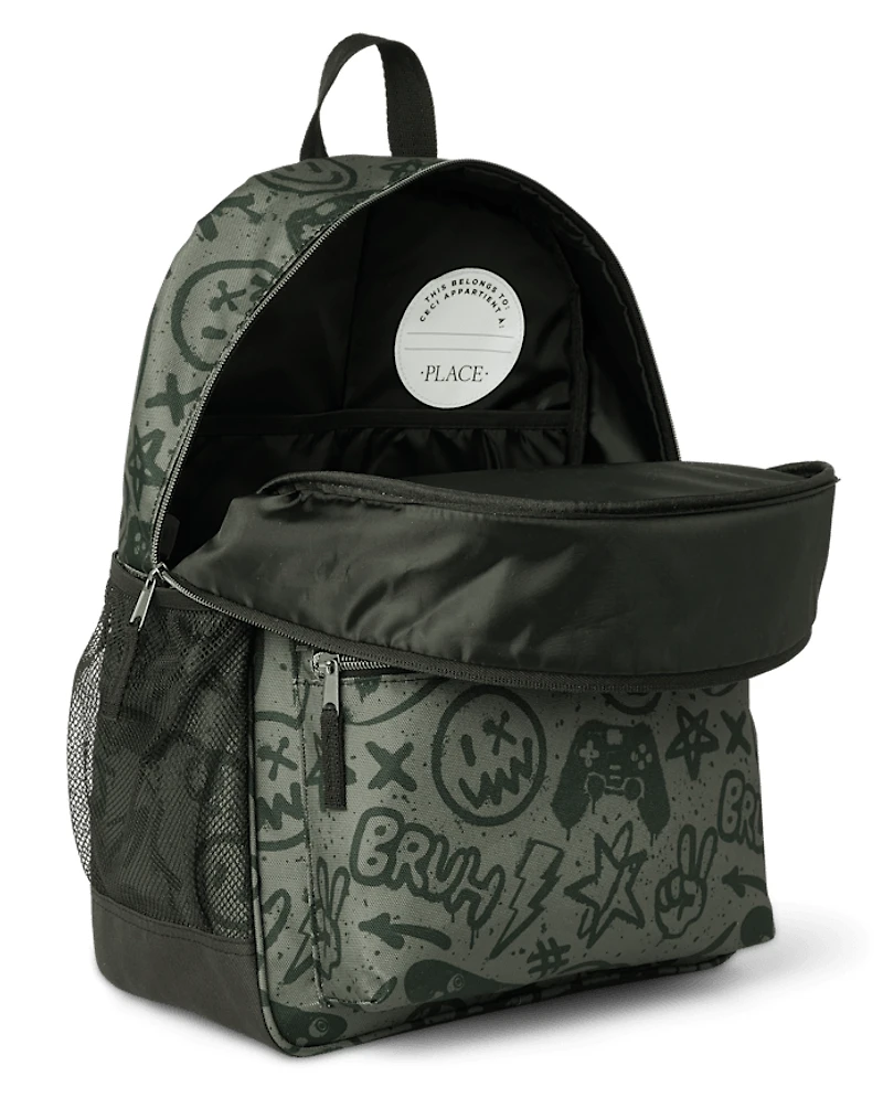 Boys Graffiti Backpack