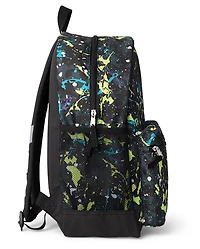Boys Paint Splatter Backpack