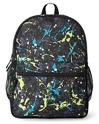 Boys Paint Splatter Backpack