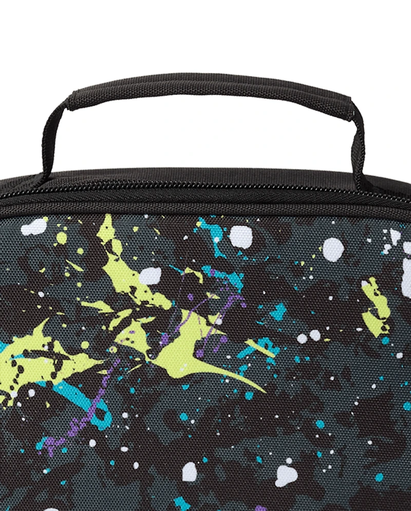 Boys Paint Splatter Lunchbox