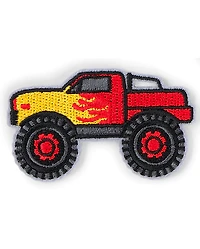 Boys Embroidered Racecar Patch 4-Pack