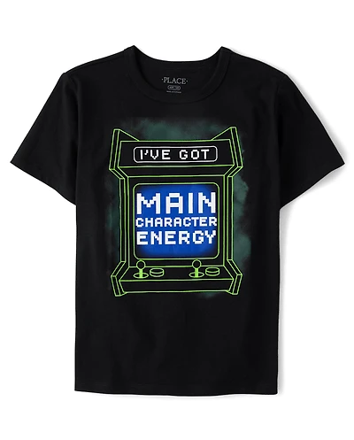 Boys Main Character Energy Graphic Tee