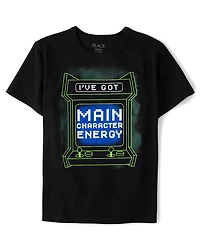 Boys Main Character Energy Graphic Tee