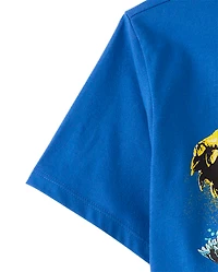 Boys Dino Paint Splatter Graphic Tee