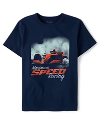 Boys Racecar Graphic Tee