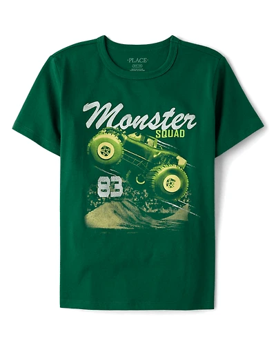 Boys Monster Truck Graphic Tee