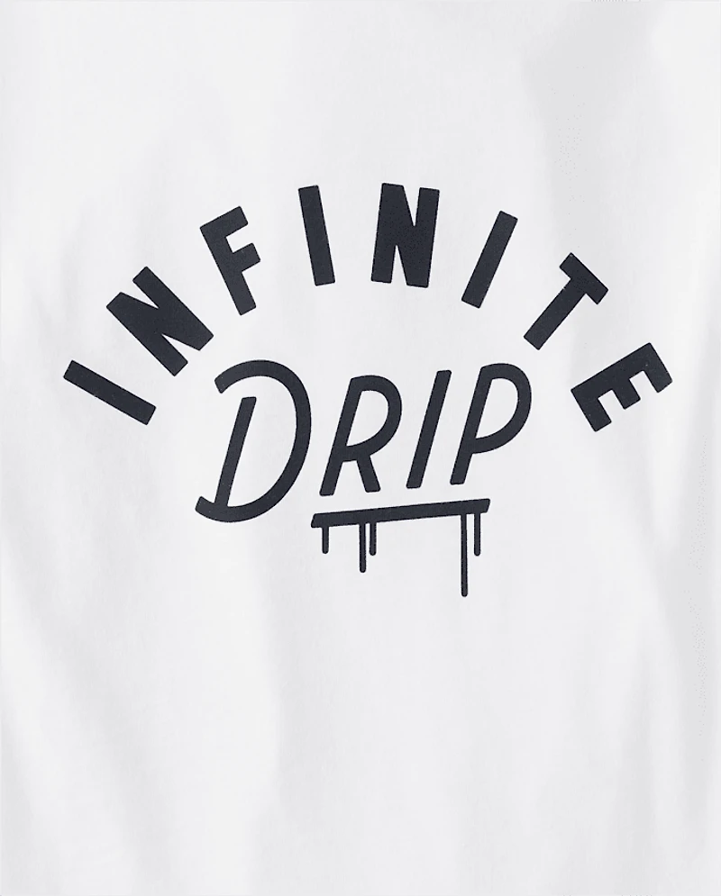 Boys Infinite Drip Graphic Tee