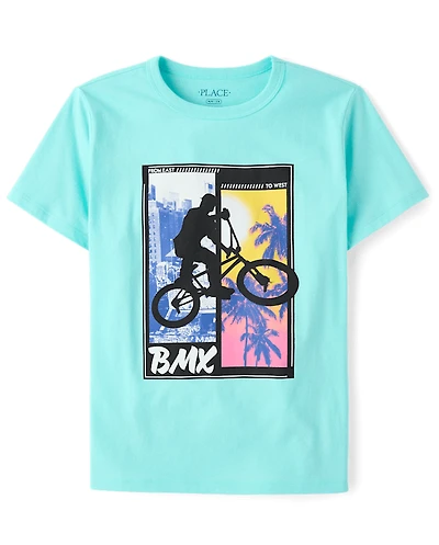 Boys BMX Bike Graphic Tee
