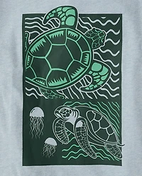 Boys Turtle Graphic Tee