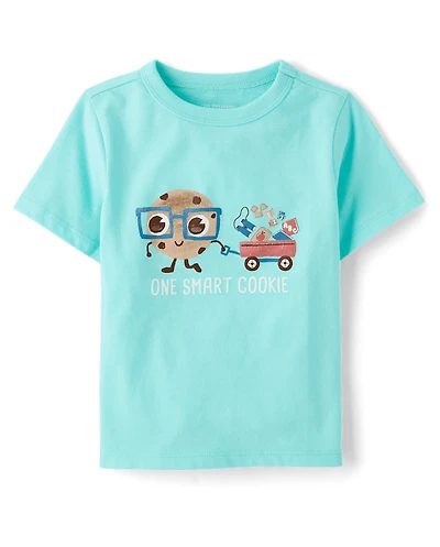 Baby And Toddler Boys Smart Cookie Graphic Tee