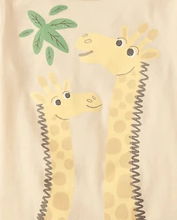 Baby And Toddler Boys Giraffe Graphic Tee