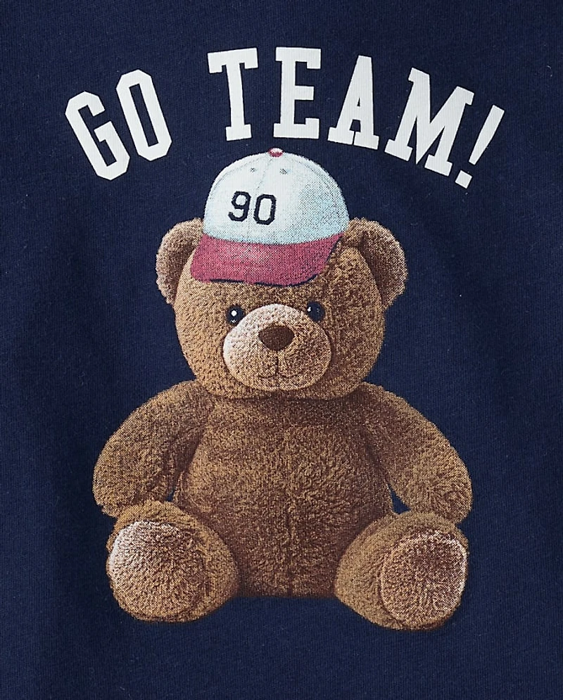 Baby And Toddler Boys Go Team Graphic Tee