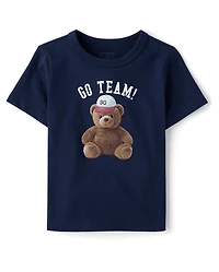 Baby And Toddler Boys Go Team Graphic Tee