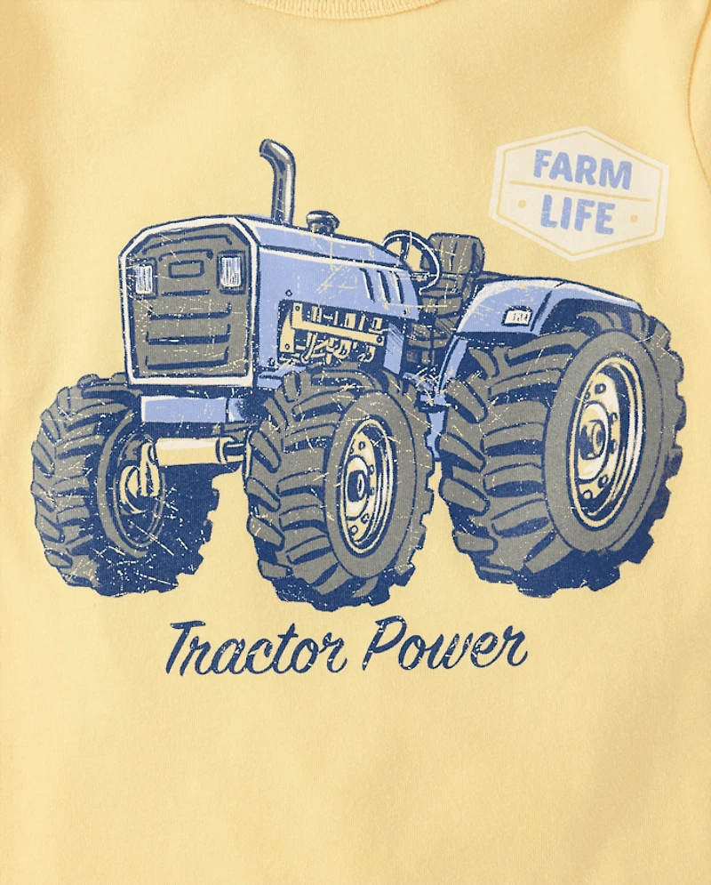 Baby And Toddler Boys Tractor Graphic Tee