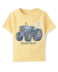 Baby And Toddler Boys Tractor Graphic Tee