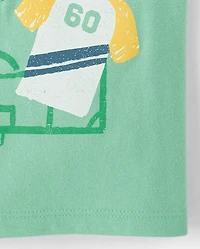 Baby And Toddler Boys Soccer Graphic Tee
