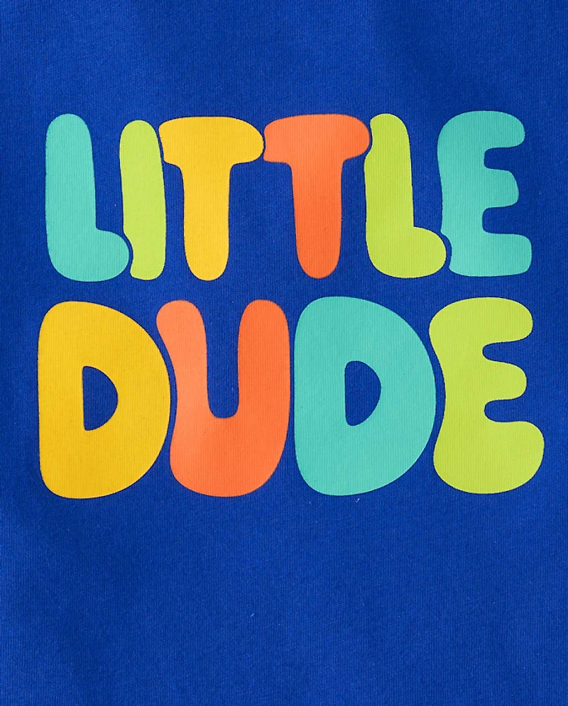 Baby And Toddler Boys Dude Graphic Tee