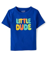 Baby And Toddler Boys Dude Graphic Tee