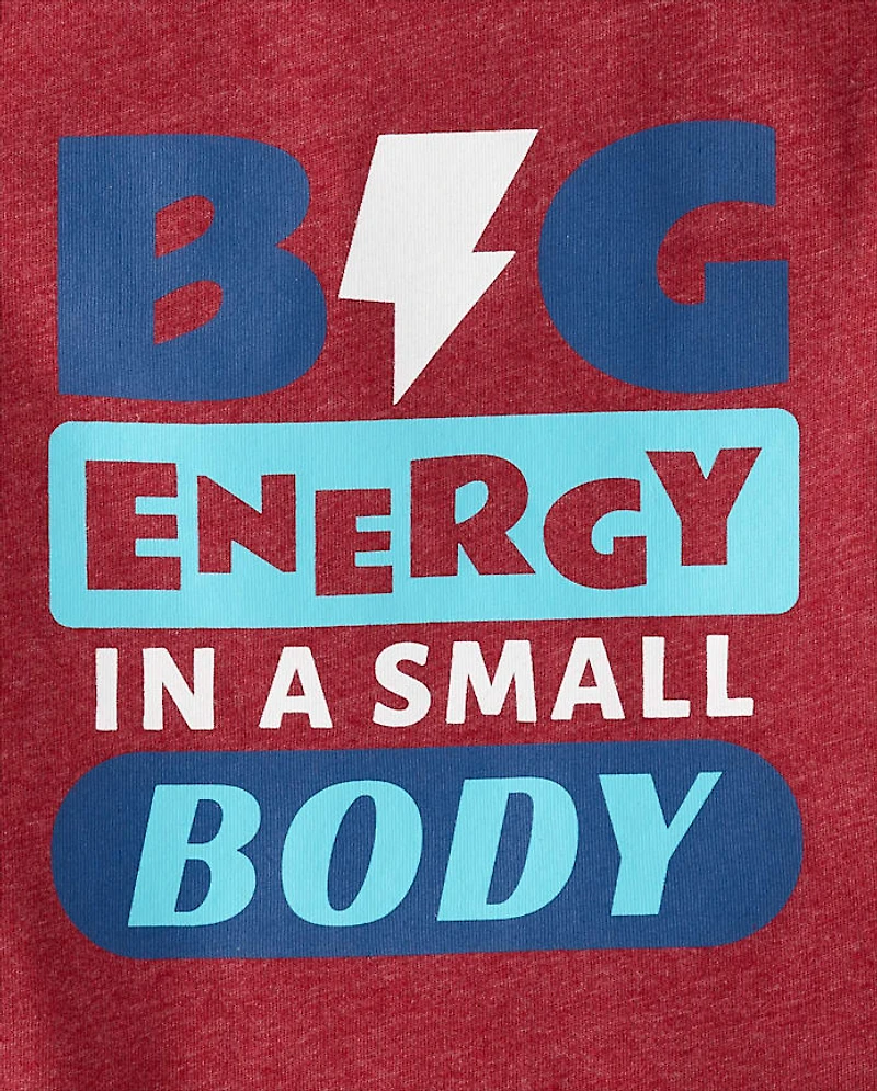Baby And Toddler Boys Big Energy Graphic Tee